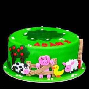 Farm állatokkal torta