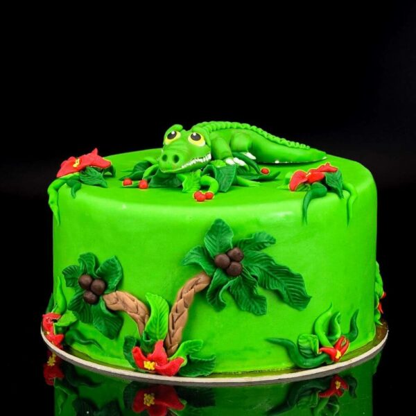 Krokodilos torta