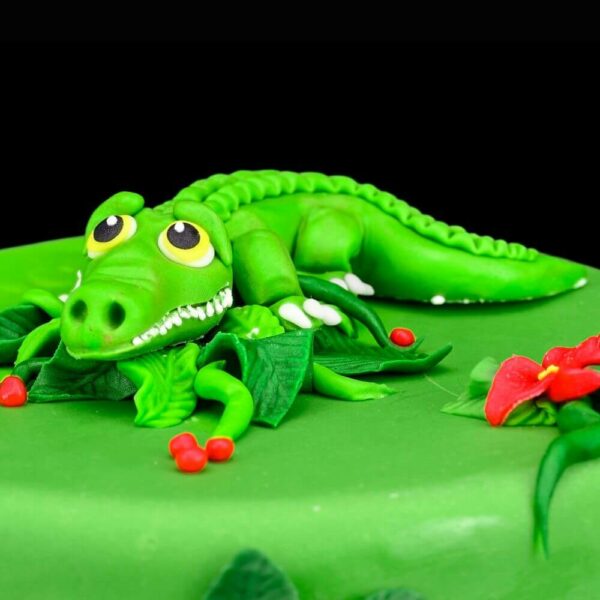 Krokodilos torta részlet