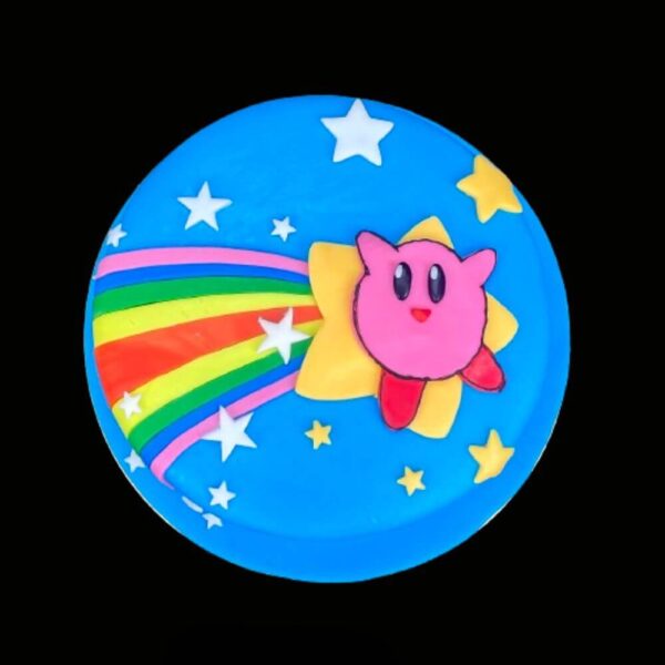 Kirby Pokemon torta felülről