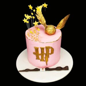 Harry Potter torta rózsaszín