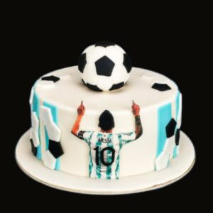 Messi torta labdával