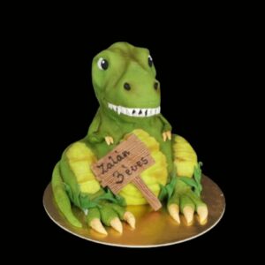 T-rex torta egészben