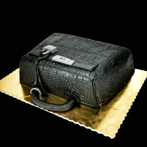 fekete Hermés táska torta