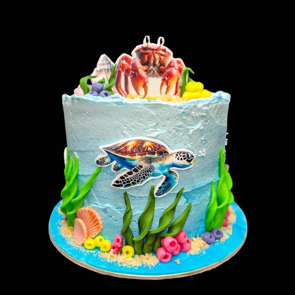 tengeri állatok torta