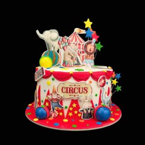 cirkusz torta állatokkal