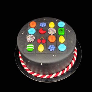 Memória kártyajáték torta