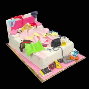 alvó kamasz lány torta
