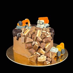 traktorok torta szétbontják a tortát
