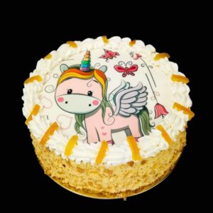 Kicsi unikornis torta fotóostyás