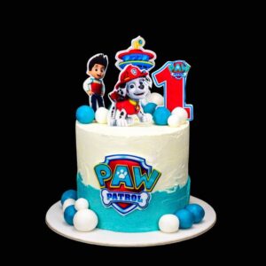 Mancs őrjárat torta paw patrol gömbökkel