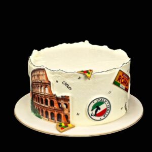 Róma Italy Colosseum torta